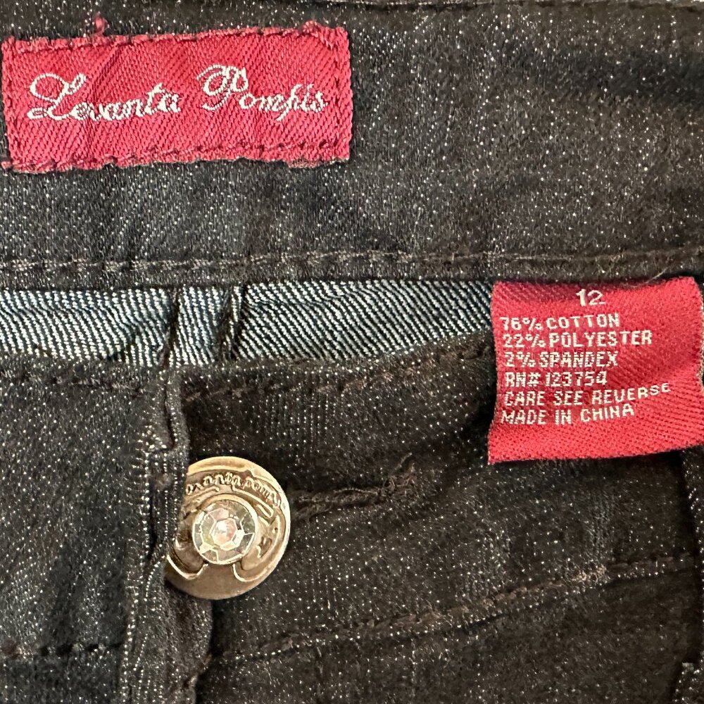 LEVANTA POMPIS Women's Jeans with Bling - 12 - Picture 4 of 6